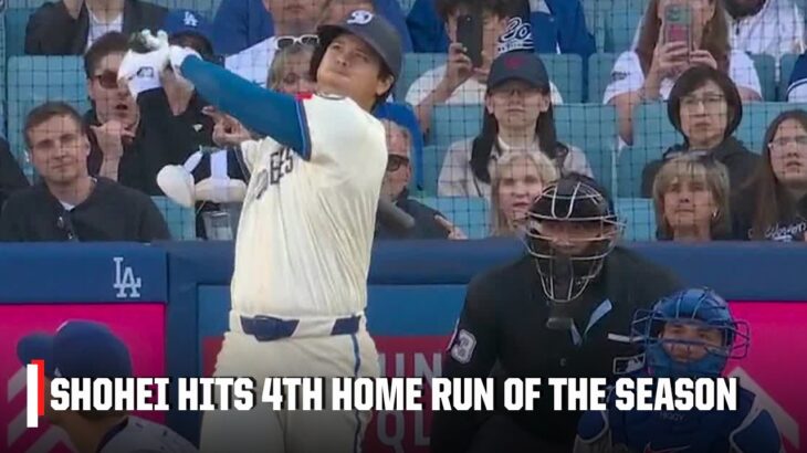 Shohei Ohtani crushes 4th home run of the season 💪 | ESPN MLB