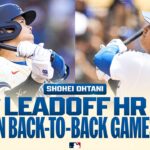 Shohei Ohtani hit leadoff homers for the Dodgers in BACK-TO-BACK GAMES! | MLB Highlights 大谷翔平ハイライト