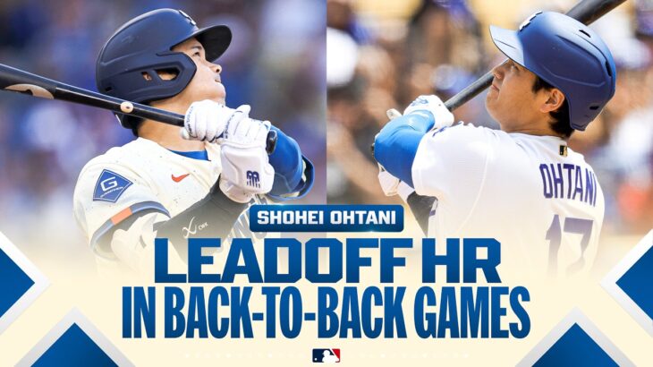 Shohei Ohtani hit leadoff homers for the Dodgers in BACK-TO-BACK GAMES! | MLB Highlights 大谷翔平ハイライト