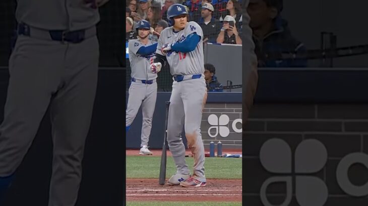 Shohei Ohtani let out a “F***” after getting hit in the funny bone by this pick off attempt