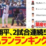 大谷翔平、２試合連続５号ホームランでホームランランキングがwwwwww