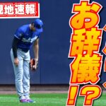 【大谷翔平5月23日現地速報】思わぬ“ハプニング”に笑顔 見守ってくれた小鳥と見つめ合い、お辞儀で練習締める