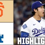 SHOHEI SHUTOUT 🔥 San Francisco Giants vs. Los Angeles Dodgers | Full Game Highlights | ESPN MLB