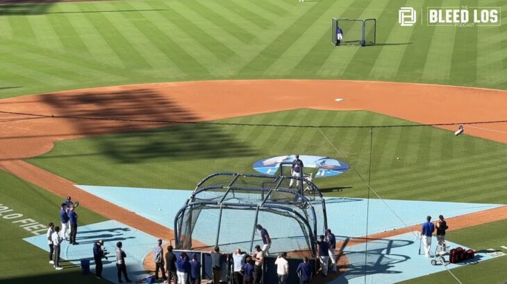 Shohei Ohtani Just Hit a Ball OUT of Dodger Stadium During BP 😳 | 大谷翔平
