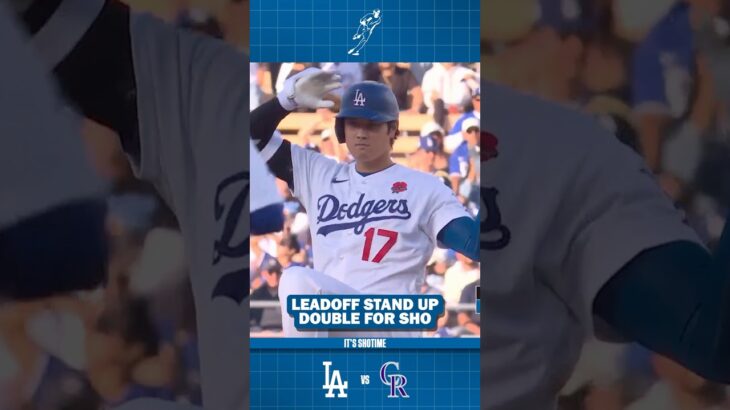 Shohei Ohtani Starts Fast With Standing Double