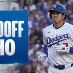 Shohei Ohtani crushes a LEADOFF HOMER for the Dodgers! 💪 (Also pitched a scoreless 1st inning 😅)