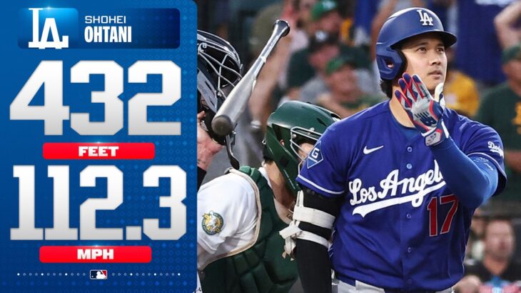 432 FEET, 112.3 MPH! 😱 Shohei Ohtani DEMOLISHES a 3-run homer for the Los Angeles Dodgers! 😮‍💨