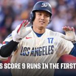 9-RUN 1ST INNING 👀 Shohei Ohtani caps off Dodgers’ big inning vs. Angels with 2-run homer | ESPN MLB