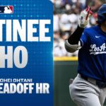 Back with a BANG! 💥 Shohei Ohtani smashes a LEADOFF HOME RUN for the Los Angeles Dodgers! 🤩