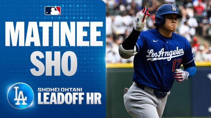 Back with a BANG! 💥 Shohei Ohtani smashes a LEADOFF HOME RUN for the Los Angeles Dodgers! 🤩