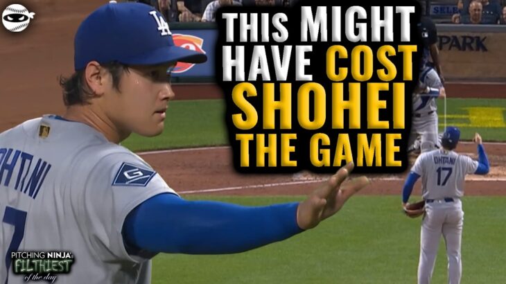 Did this cost Shohei Ohtani the game AND the ERA lead?