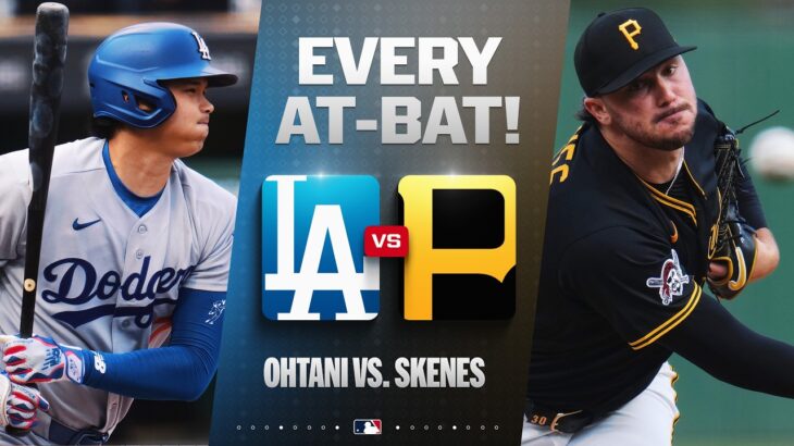 Reigning N.L. Cy Young vs. Reigning N.L. MVP! 🤩 EVERY PITCH of Paul Skenes vs. Shohei Ohtani! 👀