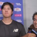 Shohei Ohtani discusses health of left knee after missing game with inflammation