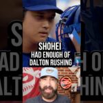 Shohei Ohtani had enough of Dalton Rushing 😳
