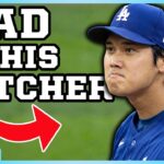 Shohei Ohtani struggles with his catcher, a breakdown
