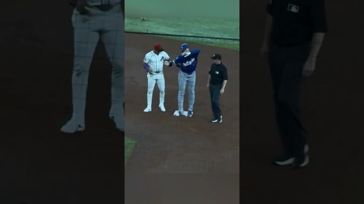 【大谷翔平】マルテも思わずタッチ！？ライバルを惹きつけてやまない「不思議な魅力」 😂