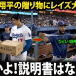 【大谷翔平】「ちょっと待って……これ、どうやって食べるの？」――レイズ戦勝利後、大谷翔平が日本から持ち込んだある“お土産”が、ビジターダグアウトでこれまでにない爆笑シーンを生み出した。
