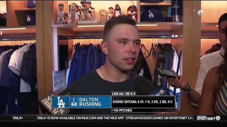 Dalton Rushing explains calling pitches for Shohei Ohtani can be challenging