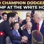 LIVE: Shohei Ohtani joins Dodgers at White House as Trump honors world champions