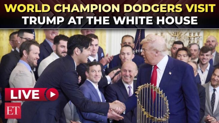 LIVE: Shohei Ohtani joins Dodgers at White House as Trump honors world champions