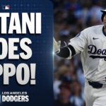 Shohei Ohtani BELTS an OPPOSITE-FIELD HOMER to put the Dodgers in front! 👏😤