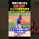 ㊗️20万回再生！野球小僧すぎる大谷翔平🔥スミスを抑えマウンドで高笑いw
