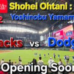 【ライブ配信】対アリゾナ・ダイヤモンドバックス〜シリーズ2戦目〜大谷翔平選手は1番指名打者で出場⚾️山本由伸投手は先発投手で出場⚾️ヌートバー選手は5番レフトで出場⚾️まもなくゲートオープン⚾️