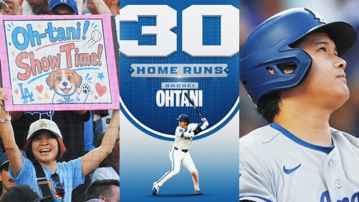 30 HOME RUNS for SHOHEI OHTANI (He’s hit 30 all 3 years he’s been with the Dodgers) | MLB Highlights