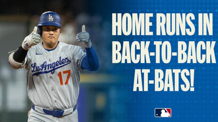 ENCORE! 😮‍💨 Shohei Ohtani crushes his second home run of the game for the Dodgers! ✌️ (452 feet!)