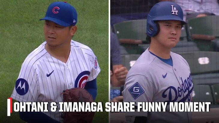 Shohei Ohtani bows to Shota Imanaga before launching leadoff home run 💥 | MLB on ESPN