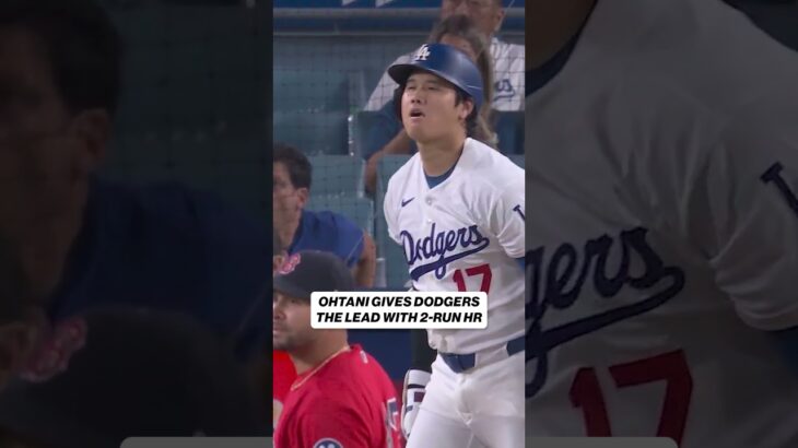 Shohei Ohtani gives the Dodgers their first lead of the night! #shoheiohtani #Dodgers #MLB #baseball