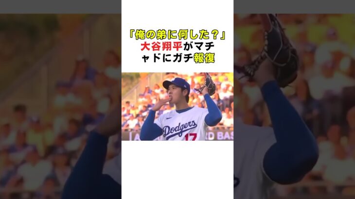 「俺の弟に何した？」大谷翔平がマチャドにガチ報復 #野球 #野球雑学 #大谷翔平 #MLB #山本由伸