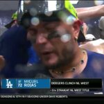 Miguel Rojas Sends Message to Shohei Ohtani As Dodgers Celebrate Winning Division Title!