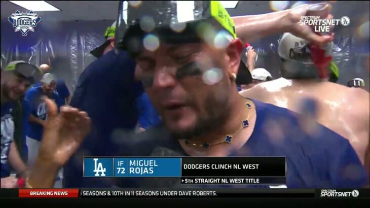 Miguel Rojas Sends Message to Shohei Ohtani As Dodgers Celebrate Winning Division Title!