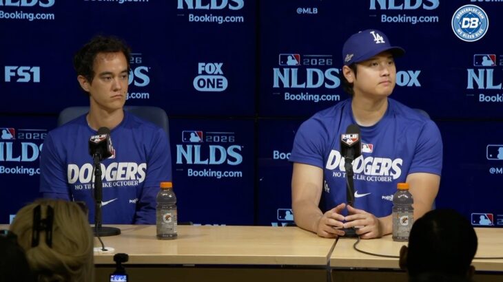 2026 NLDS: Shohei Ohtani comments on communication with Dodgers, recovery from injuries